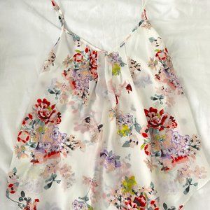 Aritzia floral tank top